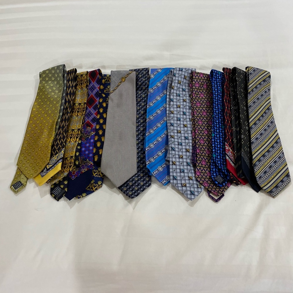 12 Rare Silk Versace Ties